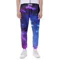 Purple Galaxy Space Blue Starfield Print Joggers