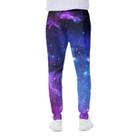 Purple Galaxy Space Blue Starfield Print Scuba Joggers