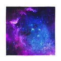 Purple Galaxy Space Blue Starfield Print Silk Bandana