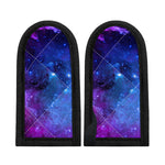 Purple Galaxy Space Blue Starfield Print Skillet Handle Cover