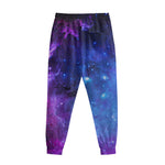 Purple Galaxy Space Blue Starfield Print Sweatpants