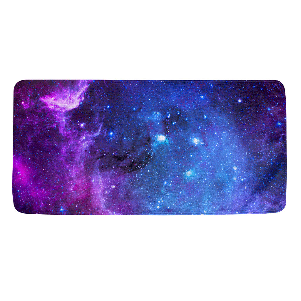 Purple Galaxy Space Blue Starfield Print Towel
