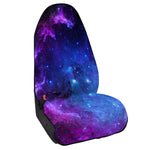 Purple Galaxy Space Blue Starfield Print Waterproof Car Seat Cover