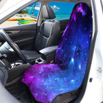 Purple Galaxy Space Blue Starfield Print Waterproof Car Seat Cover