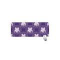 Purple Gemini Zodiac Pattern Print Extended Mouse Pad