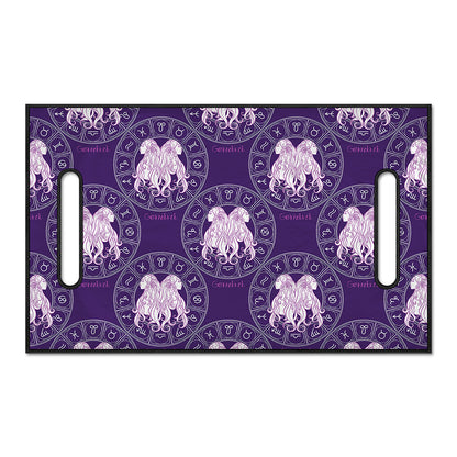 Purple Gemini Zodiac Pattern Print Golf Cart Seat Cover
