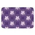 Purple Gemini Zodiac Pattern Print Indoor Door Mat