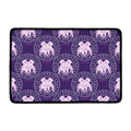 Purple Gemini Zodiac Pattern Print Kitchen Mat