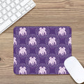Purple Gemini Zodiac Pattern Print Mouse Pad