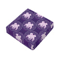 Purple Gemini Zodiac Pattern Print Outdoor Seat Cushion Cover