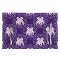 Purple Gemini Zodiac Pattern Print Placemat