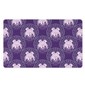 Purple Gemini Zodiac Pattern Print Polyester Doormat
