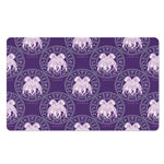 Purple Gemini Zodiac Pattern Print Polyester Doormat