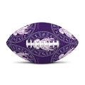 Purple Gemini Zodiac Pattern Print Rugby Ball