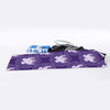 Purple Gemini Zodiac Pattern Print Sports Towel