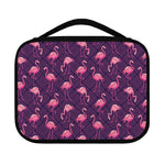 Purple Geometric Flamingo Pattern Print Classic Bible Case