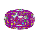 Purple Girly Unicorn Pattern Print Car Side Mirror Covers