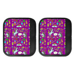Purple Girly Unicorn Pattern Print Handle Covers