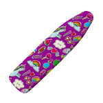 Purple Girly Unicorn Pattern Print Ironing Board Cover