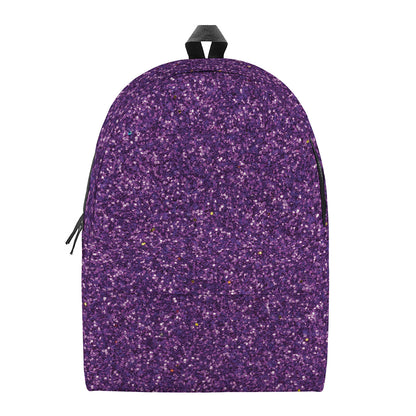 Purple Glitter Artwork Print (NOT Real Glitter) Backpack