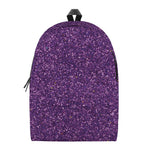 Purple Glitter Artwork Print (NOT Real Glitter) Backpack