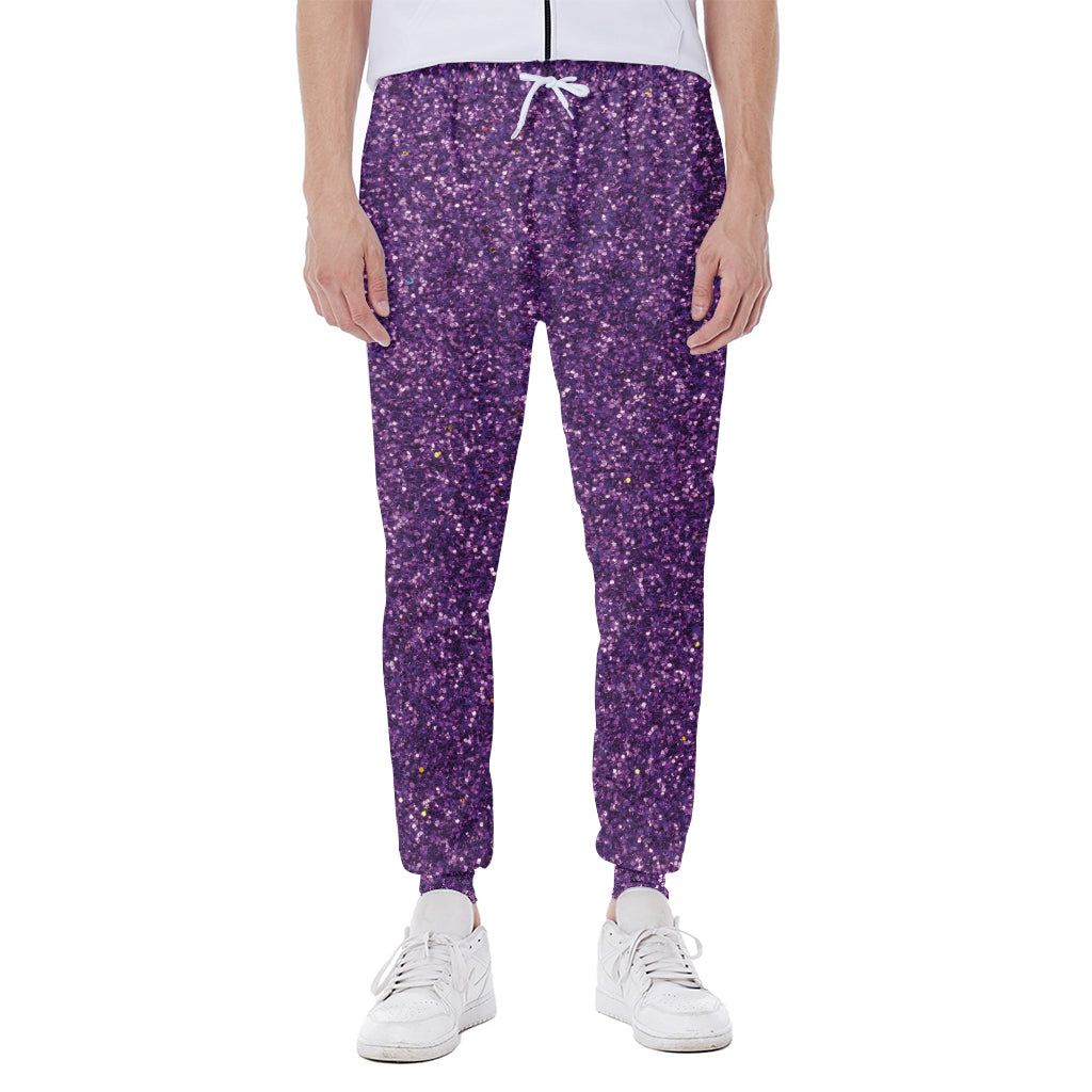 Purple Glitter Artwork Print (NOT Real Glitter) Scuba Joggers