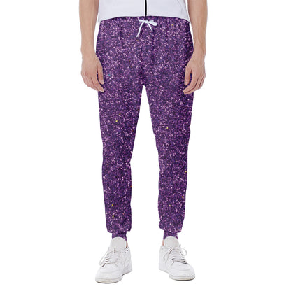 Purple Glitter Artwork Print (NOT Real Glitter) Scuba Joggers