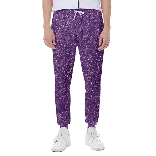 Purple Glitter Artwork Print (NOT Real Glitter) Scuba Joggers