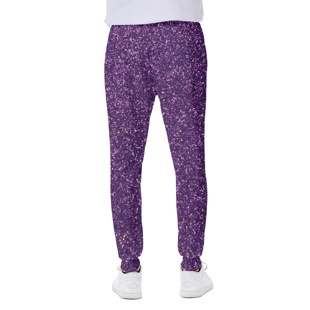 Purple Glitter Artwork Print (NOT Real Glitter) Scuba Joggers