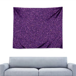 Purple Glitter Artwork Print (NOT Real Glitter) Tapestry