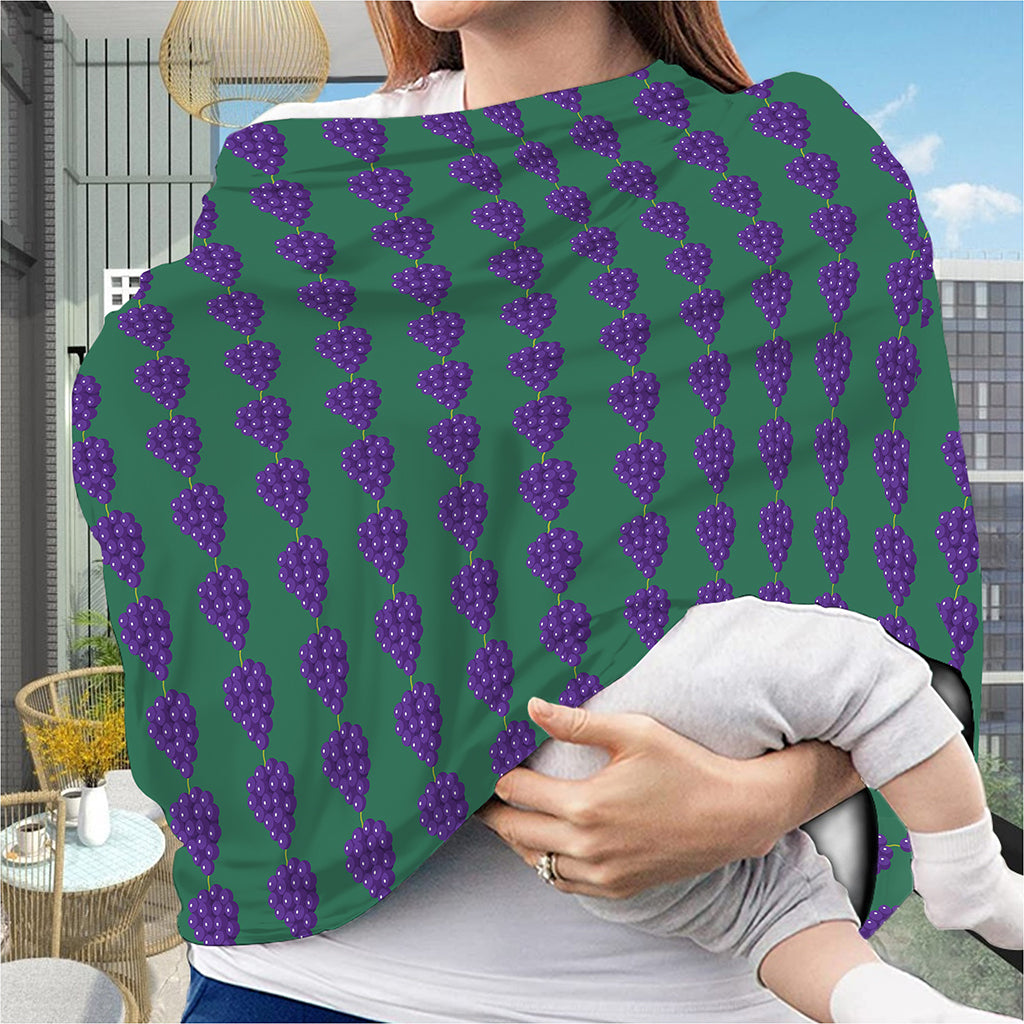 Purple Grape Pattern Print Baby Seat Cover