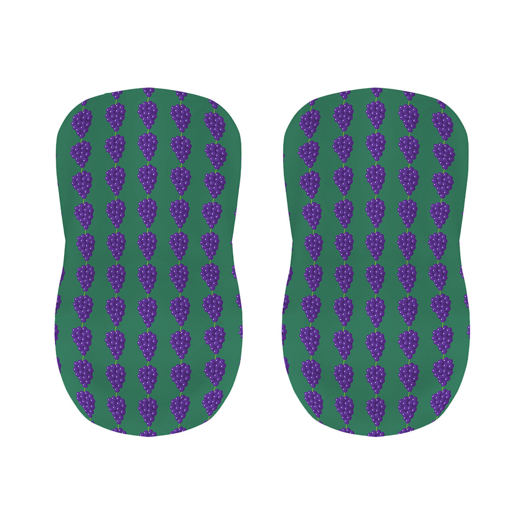 Purple Grape Pattern Print Bar Stool Covers