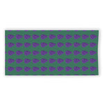 Purple Grape Pattern Print Beach Towel