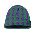 Purple Grape Pattern Print Beanie