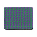 Purple Grape Pattern Print Bifold Wallet