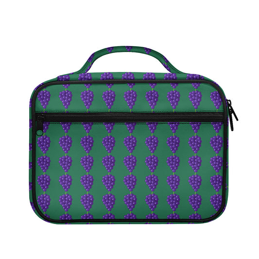 Purple Grape Pattern Print Briefcase Bible Bag