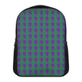 Purple Grape Pattern Print Casual Backpack