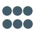 Purple Grape Pattern Print Coaster Set