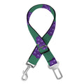 Purple Grape Pattern Print Dog Seat Belt