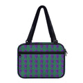 Purple Grape Pattern Print Double Strap Bible Bag