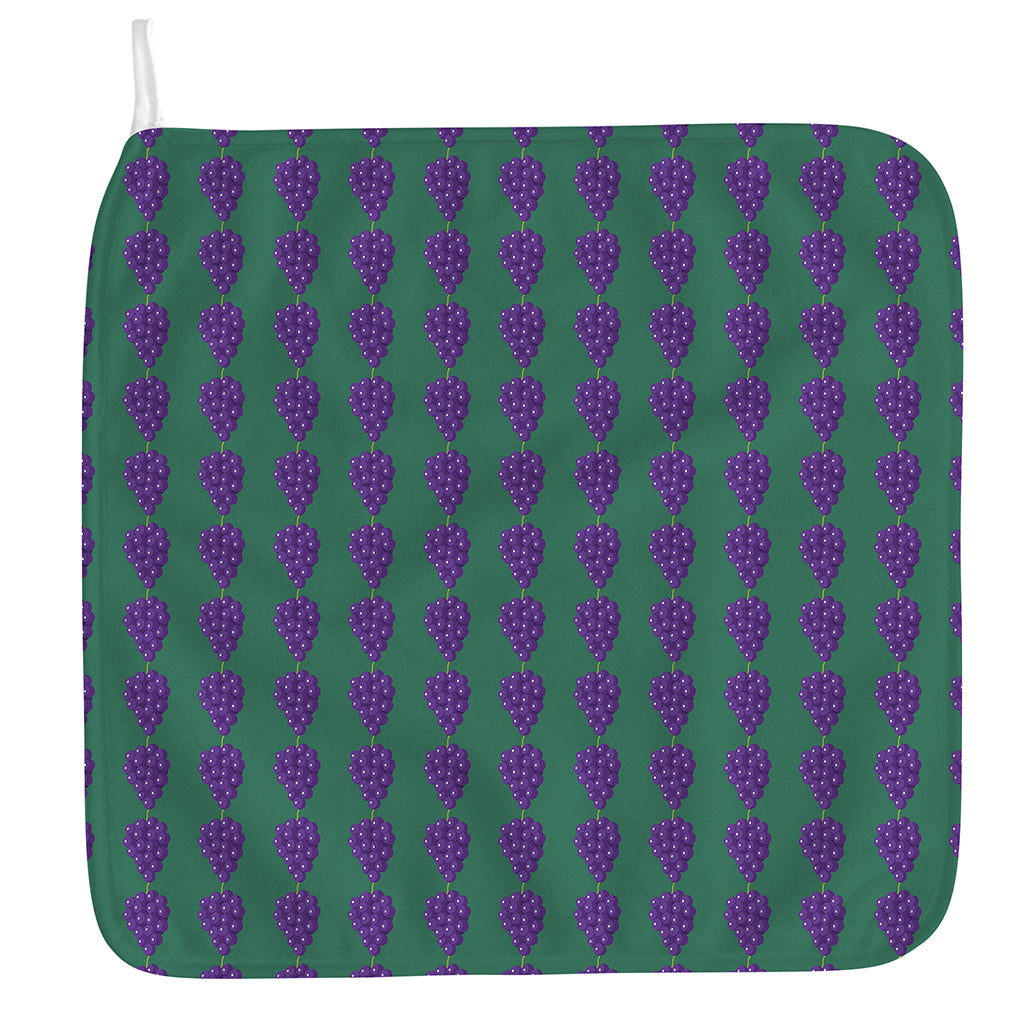 Purple Grape Pattern Print Hand Towel