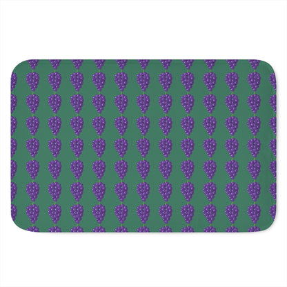 Purple Grape Pattern Print Indoor Door Mat