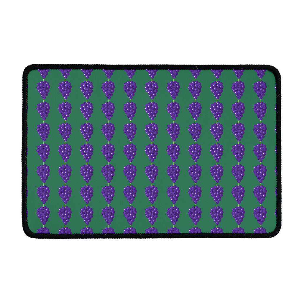 Purple Grape Pattern Print Kitchen Mat