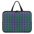 Purple Grape Pattern Print Laptop Sleeve With Handle