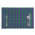Purple Grape Pattern Print Placemat