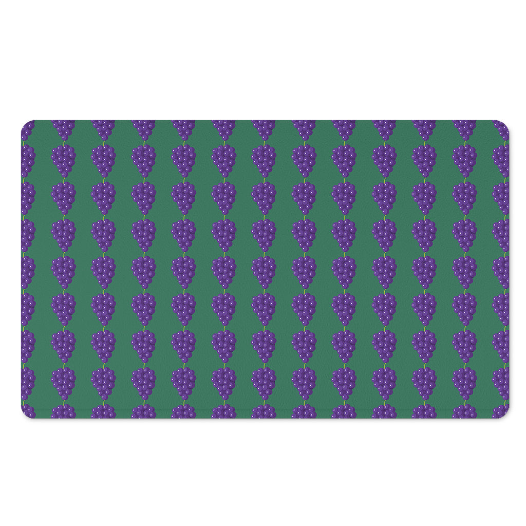 Purple Grape Pattern Print Polyester Doormat