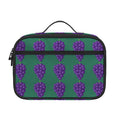 Purple Grape Pattern Print Portable Lunch Bag