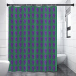 Purple Grape Pattern Print Premium Shower Curtain