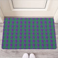 Purple Grape Pattern Print Rubber Doormat