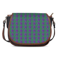Purple Grape Pattern Print Saddle Bag